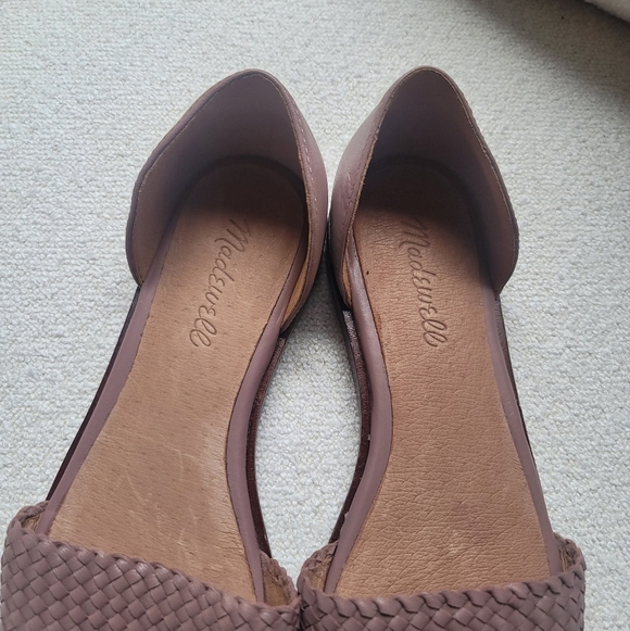Madewell, The Nelda d'Orsay Flat: Woven Edition, Warm Thistle,‎ Size 7 - Picture 9 of 13